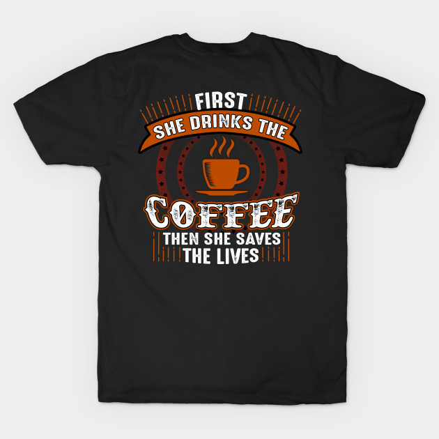 Quote First Coffee by Alvd Design